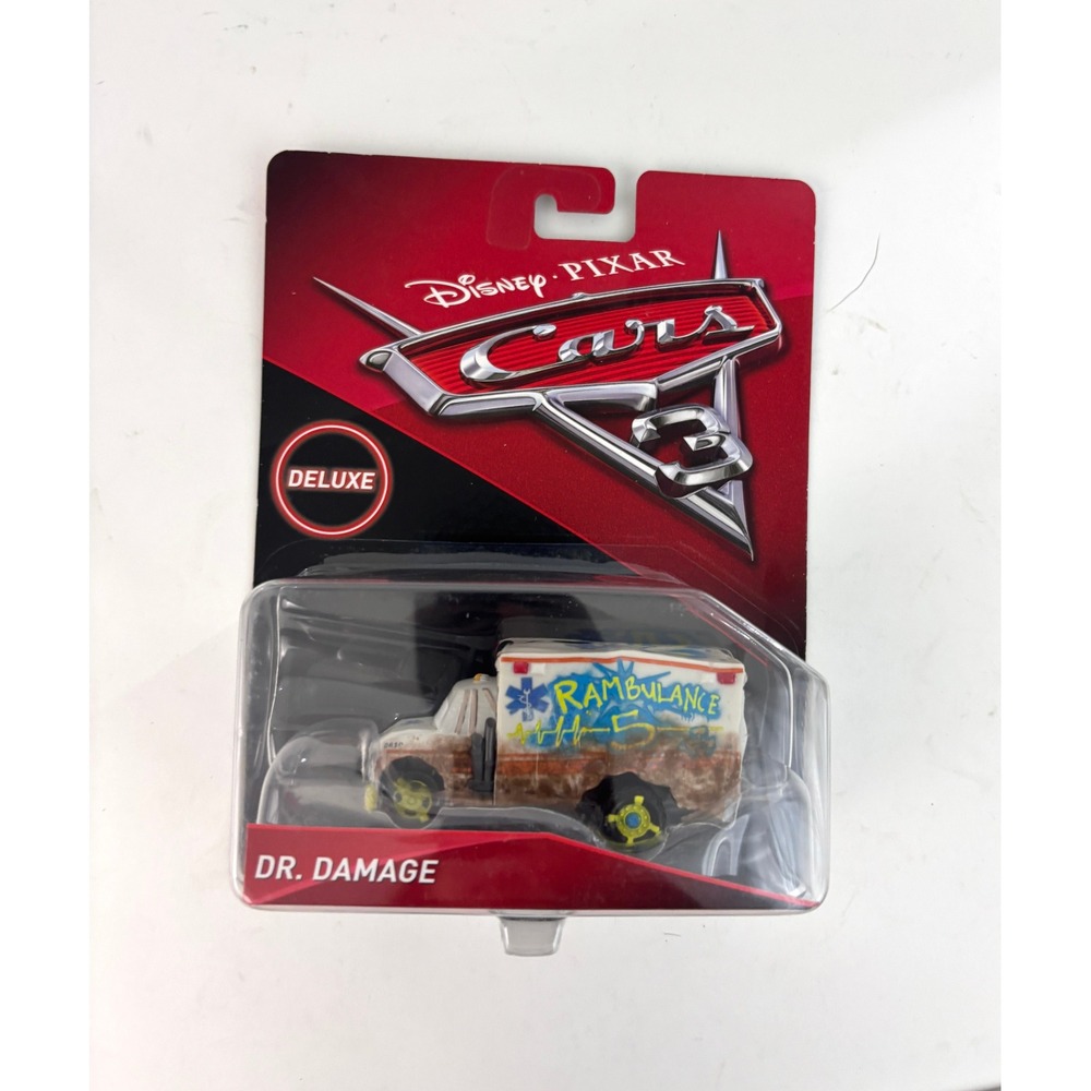 Disney Pixar Cars 3 Dr. Damage Deluxe Diecast DXV93 Mattel Sealed